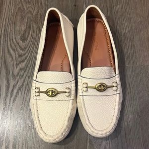 BRAND NEW COACH LOAFERS OFFWHITE
